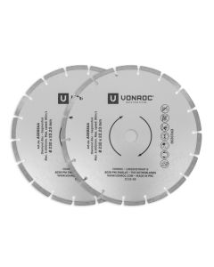 Diamond cutting discs 230mm. 2 pcs. Segmented