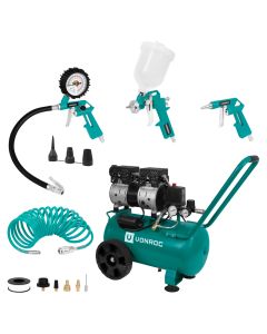 Silent compressor 750W - 24L