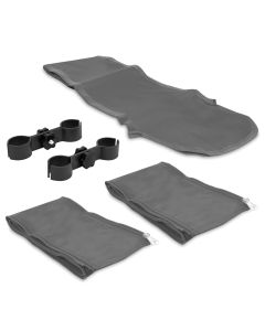 Partytent connection set - Grey - With raingutter For PT501XX