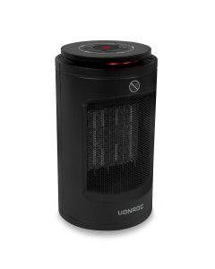 Electric PTC fan heater 1200W - black
