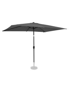 Parasol Rapallo 200x300cm - Umbrella rectangle 38mm Grey