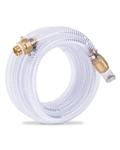Suction hose set 7 mx25 mm,1'' - with brass foot valve and brass coupling