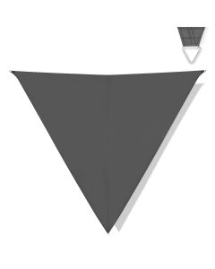Sun shade Triangle - 3,6 x 3,6 x 3,6m Water repellent, grey