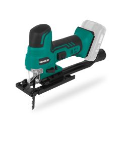 VONROC Accu decoupeerzaag VPower 20V – Ergonomische T-handgreep – Instelbare snelheid & zaaghoek – Excl. accu en snellader