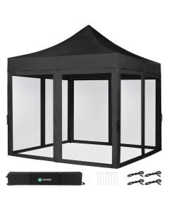 Oxford 420D PVC - Black + Anti-insect panel