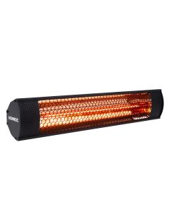 Patio heater Marsili Compact - Black - 2000W Golden halogen low glare