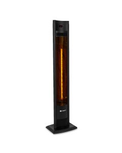 Standing patio heater Filicudi Black - 2000W Carbon