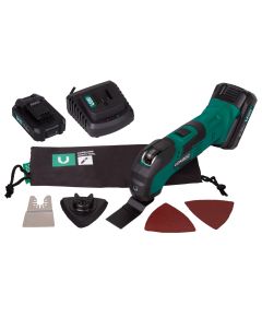 Oscillating Multi Tool 20V | Incl. 2x 2.0Ah battery, quick charger and accessories