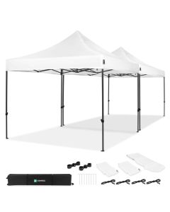 2 pcs PT501XX_WHITE + Connection set + rain gutter