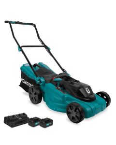 Lawn mower 40V 38cm set - 2x4.0Ah and dual charger