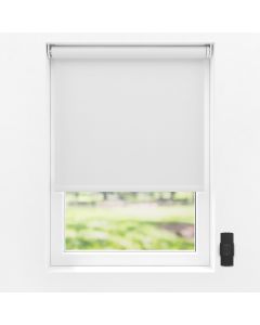 Set electric roller blinds - 60 x 190 - white