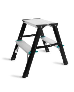 2 step ladder - double sided