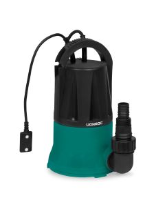 Submersible clean water pump - 400W, 6000 l/h, flat suction