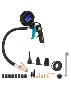 Tyre inflator - With digital pressure gauge
