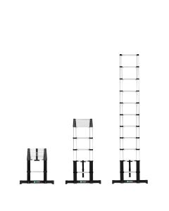 PRO Telescopic ladder 3.2m with soft close and anti-slip feet 